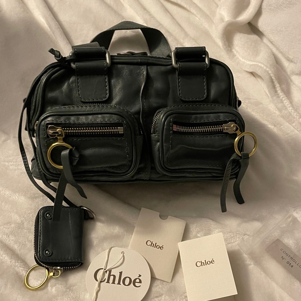 Chloe Betty Leather Handbag Jade